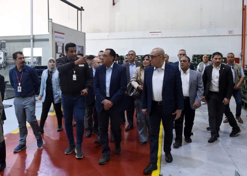 رئيس الوزراء يتفقد مصنع شركة إل جي للإلكترونيات - مصر بمدينة العاشر من رمضان