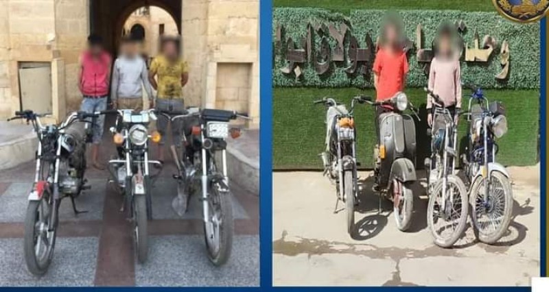 الداخلية: ضبط عناصر تشكيل عصابي تخصص في سرقة الدراجات النارية بالقاهرة