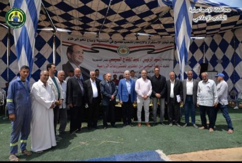 سكرتير عام محافظة الإسماعيلية يشهد افتتاح موسم حصاد القمح 