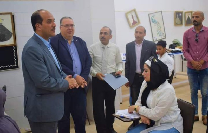 رئيس جامعة العريش يتابع سير الامتحانات ويوجه بإجراء التسهيلات اللازمة  لراحة الطلاب