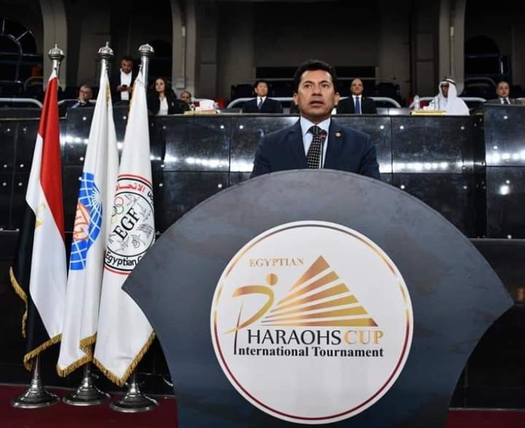 وزير الشباب والرياضة يفتتح بطولة الفراعنة الدولية للجمباز بإستاد القاهرة الدولي