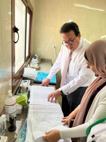 وزير الصحة يوجه برفع كفاءة مركز صحة الحي السابع مدينة نصر لإستيعاب الأعداد المتزايدة من المواطنين