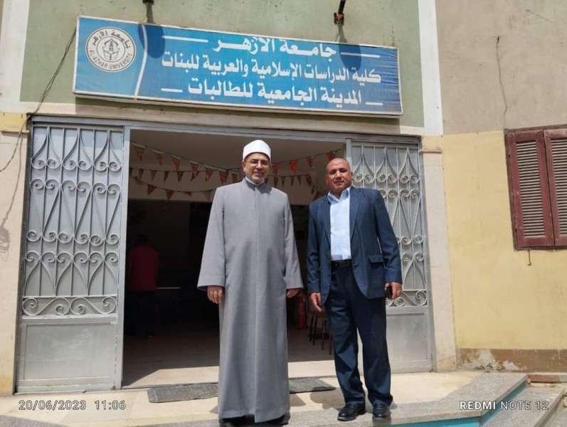 رئيس جامعة الأزهر يتفقد كلية الدراسات الإسلامية والعربية للبنات بكفر الشيخ