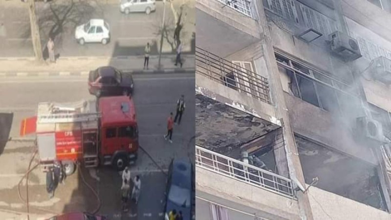 الحماية المدنية تنقذ 3 أشخاص من حريق مروع بالقاهرة