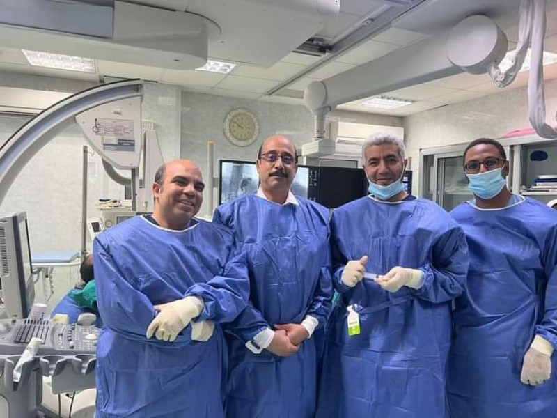 جامعة أسيوط : نجاح فريق طبي في إدخال تقنية حديثة لحقن أورام الكبد