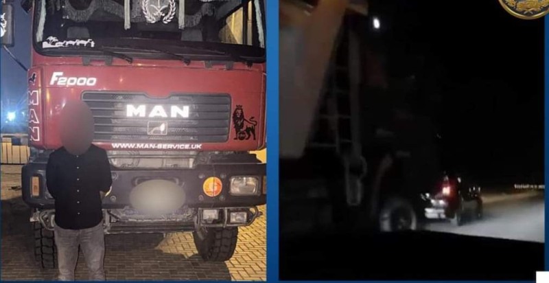 الداخلية: كشف ملابسات فيديو قيام سائق مقطورة بتعريض حياة المواطنين للخطر