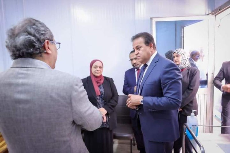 وزير الصحة يتفقد مستشفى مصر الجديدة للصحة النفسية لمتابعة آليات العمل ببرنامج خفض الضرر