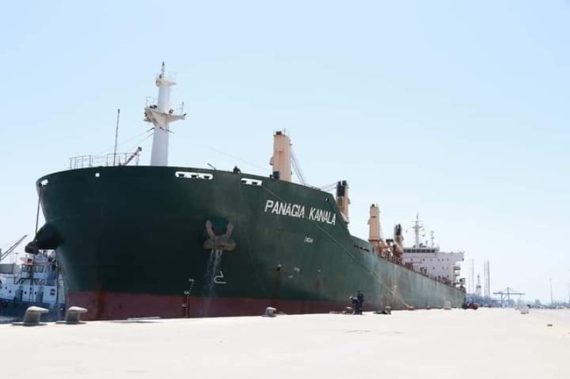 وزاره النقل : استقبال السفينة PANAGIA KANALA)   بميناء الإسكندرية