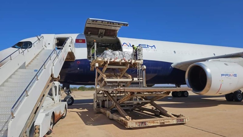 وصول إمدادات طبية مقدمة من منظمة الصحة العالمية إلى ليبيا كجزء من الإستجابة المكثفة للفيضانات الكارثية