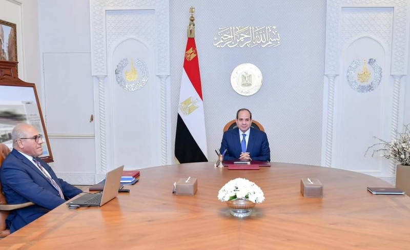 الرئيس السيسي يجتمع مع رئيس هيئة العربية للتصنيع لإستعراض خطط ومشروعات الهيئة