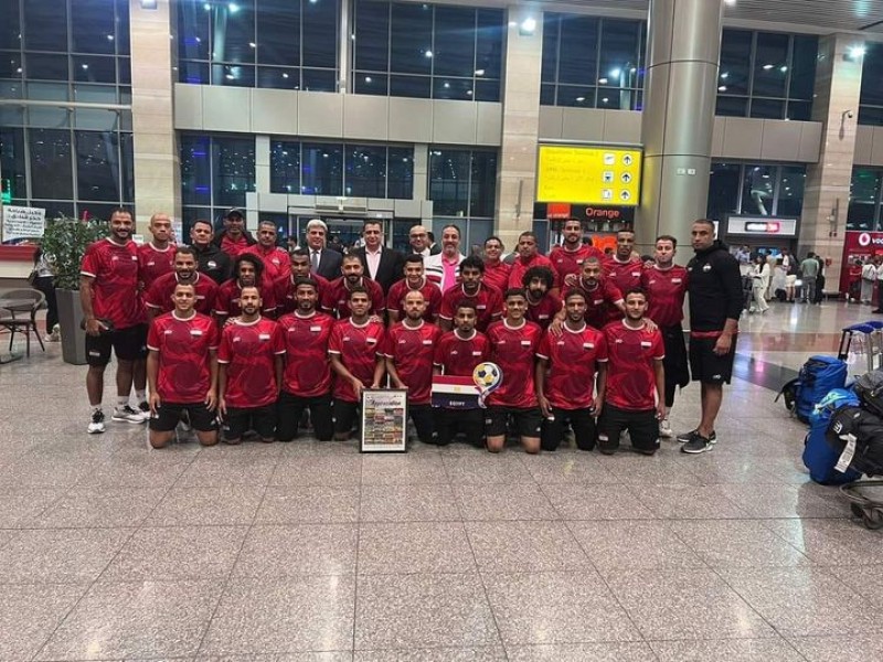 الشباب والرياضة تستقبل بعثة المنتخب الوطني للصم بعد إنجازه في بطولة العالم لكرة القدم .