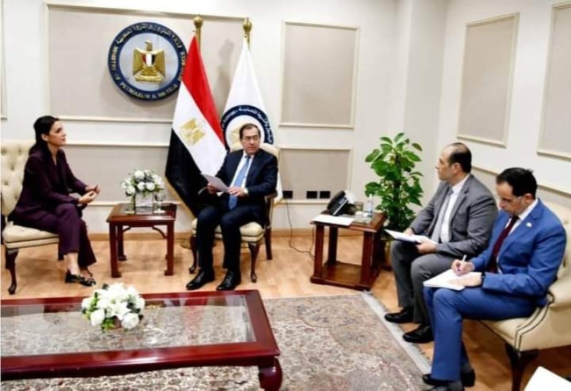 الملا يبحث مع رئيس فريق عمل منصة الطاقة بالمفوضية الأوروبية تعزيز الشراكة بين مصر والاتحاد الأوروبي