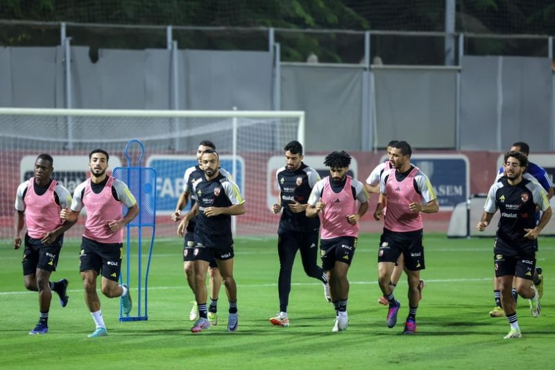 الأهلي يستأنف تدريباته استعدادًا لمباراة سيمبا