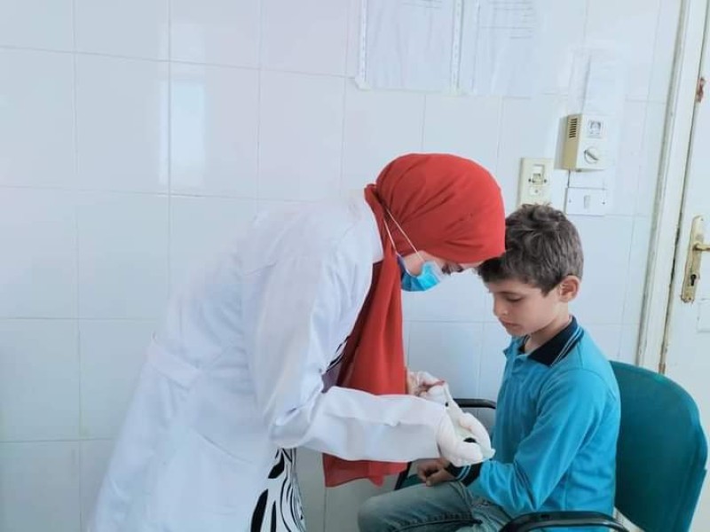 صحة المنوفية تنظم قافلة علاجية مجانية بقرية كفر الشرفا الغربى