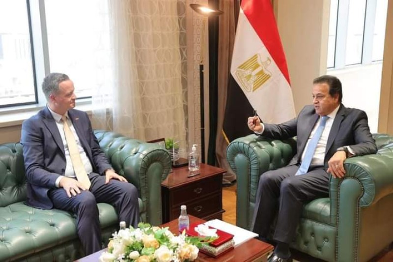 وزير الصحة يستقبل السفير التركي لدى مصر  لبحث تعزيز سبل التعاون المختلفة