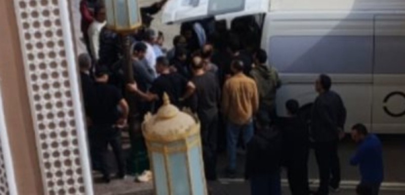 وصول جثمان طارق عبد العزيز إلى مسجد الشرطة بالشيخ زايد