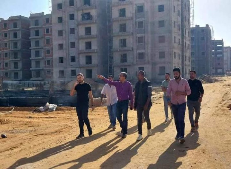 رئيس جهاز مدينة بدر يتفقد وحدات سكن كل المصريين
