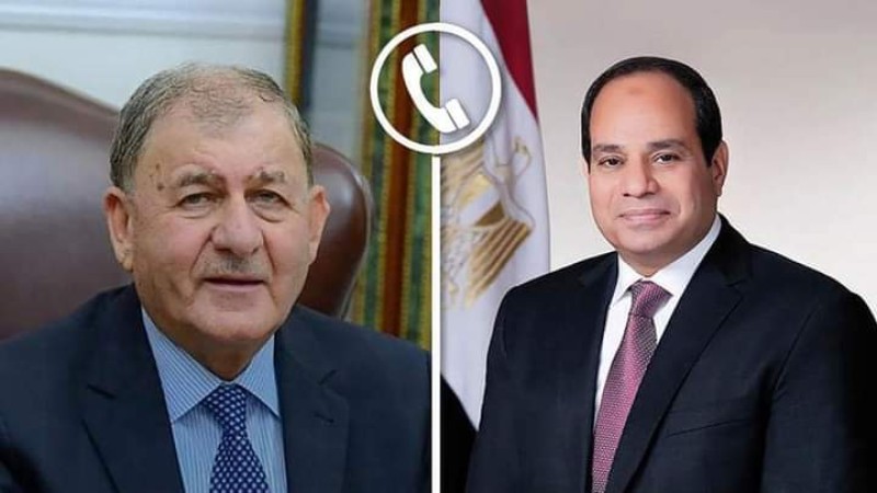 الرئيس السيسي و الرئيس العراقي 