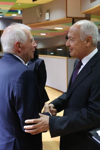 أبو الغيط يشارك في إجتماع مع وزراء خارجية الإتحاد الأوروبي حول غزة ومستقبل القضية الفلسطينية