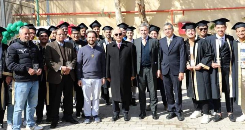 وزير التعليم والسفير الايطالى يشهدان حفل تخرج طلاب معهد السالزيان ”دون بوسكو” للعام  الدراسى ٢٠٢٢ / ٢٠٢٣