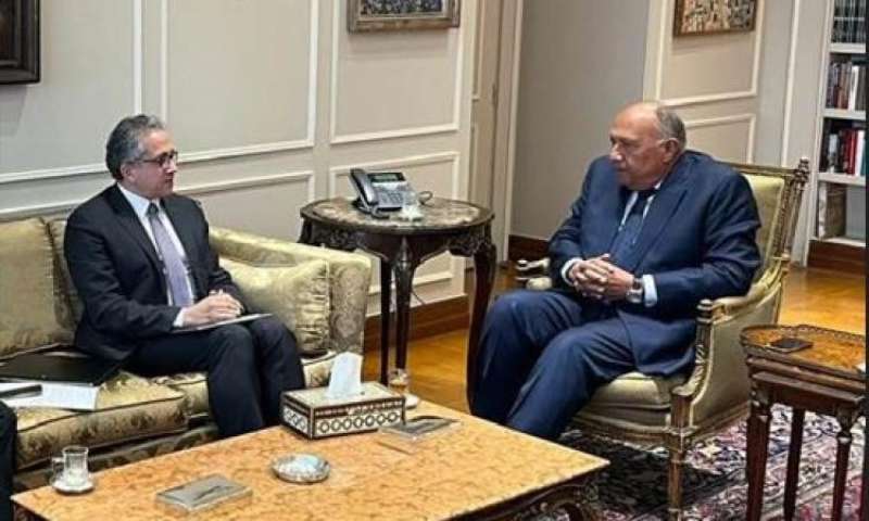 وزير الخارجية يستقبل د. خالد العناني مرشح مصر لمنصب مدير عام ”اليونسكو”