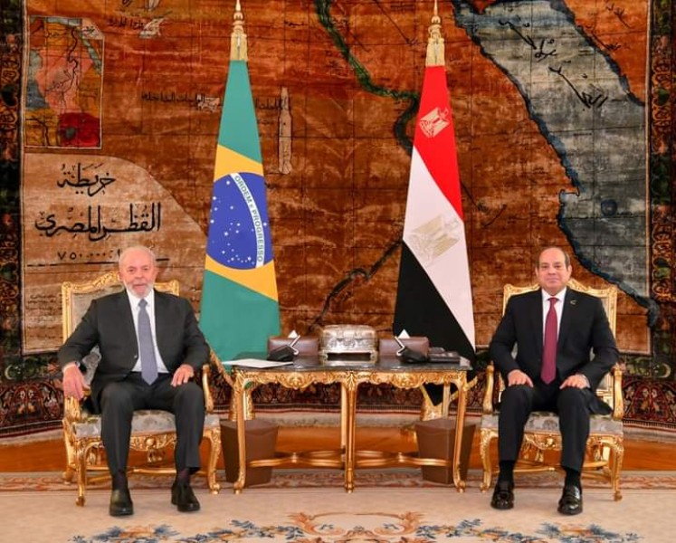 رئيس البرازيل : سعيد بزيارتى للقاهرة بالتزامن مع مرور 100 عام على علاقات البلدين