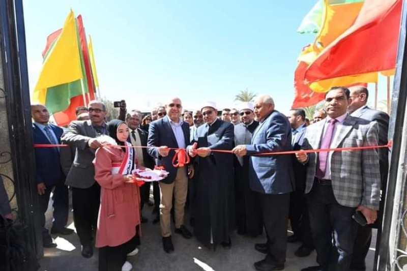 وزير الإسكان ومحافظ الوادي الجديد ورئيس جامعة الأزهر يفتتحون مباني سكن الطلاب