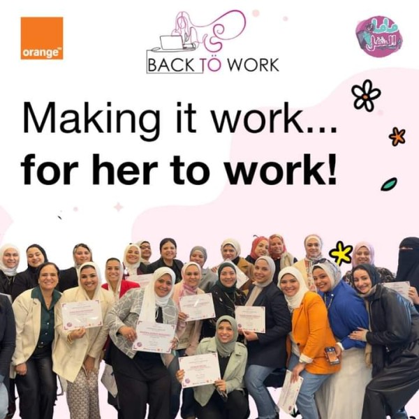 ”اورنچ” تؤهل عشرات السيدات المصريات للعودة إلى سوق العمل
