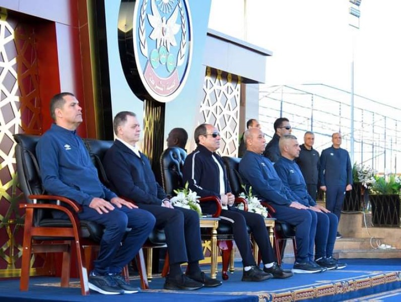الرئيس السيسي يتفقد مقر أكاديمية الشرطة