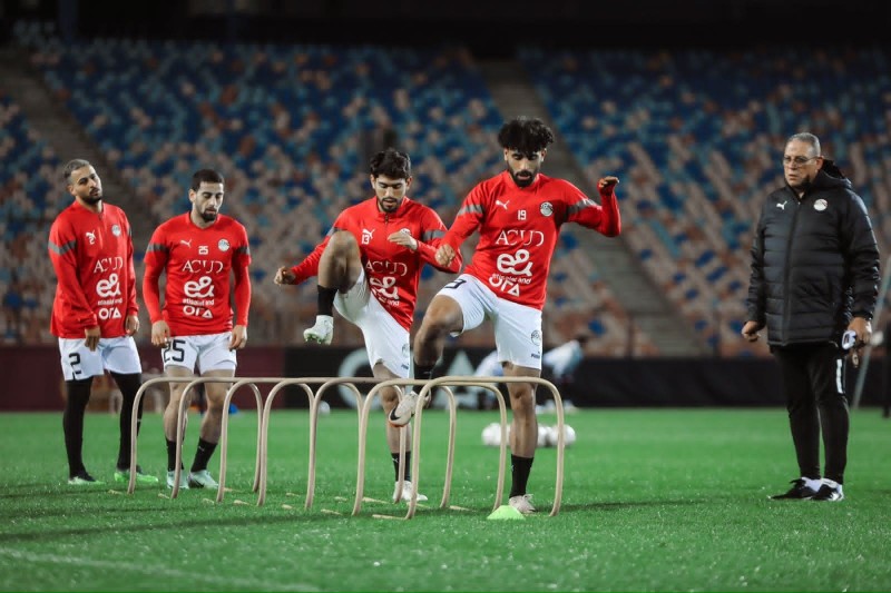 منتخب مصر يواصل تدريباته استعدادا لبطولة كأس العاصمة-صور