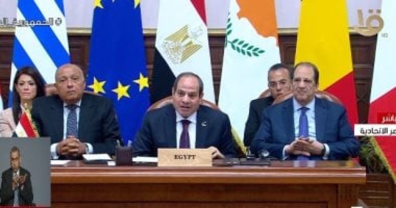 بالفيديو .. الكلمة الافتتاحية للرئيس السيسي خلال القمة المصرية الأوروبية