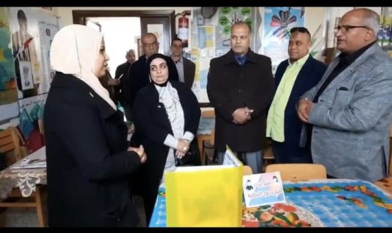 مدير مديرية التربية والتعليم بمحافظة بورسعيد يتفقد مدارس بحر البقر التعليمية