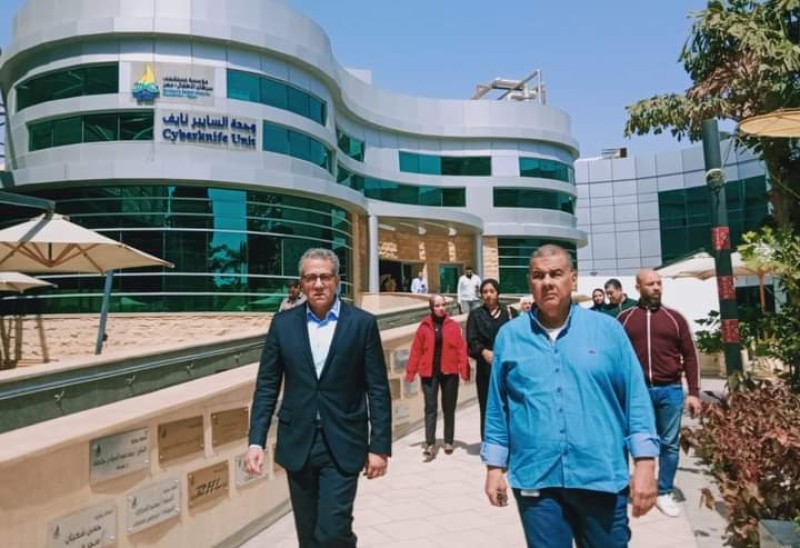مستشفى سرطان الأطفال 57357 تستقبل مرشح مصر لليونسكو