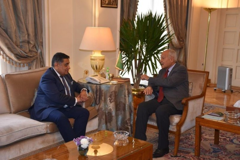 ابو الغيط يستقبل وزير الدولة البريطاني لشؤون الشرق الأوسط وشمال افريقيا