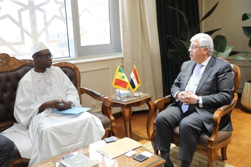 وزير التعليم العالي يستقبل سفير السنغال بالقاهرة لتقديم كافة أشكال الدعم للدول الإفريقية