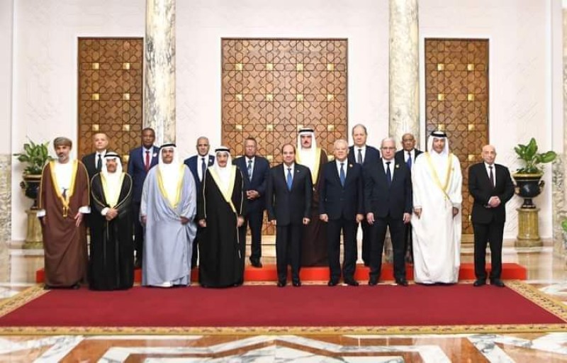الرئيس السيسي يستقبل رؤساء المجالس والبرلمانات العربية المشاركين في المؤتمر السادس للبرلمان العربي