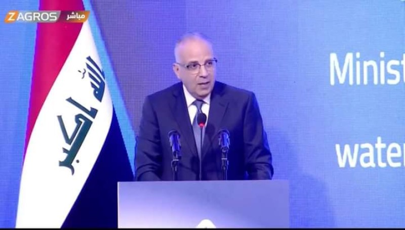 وزير الري يشارك بالجلسة الإفتتاحية لـ ”مؤتمر بغداد الدولى الرابع للمياه”