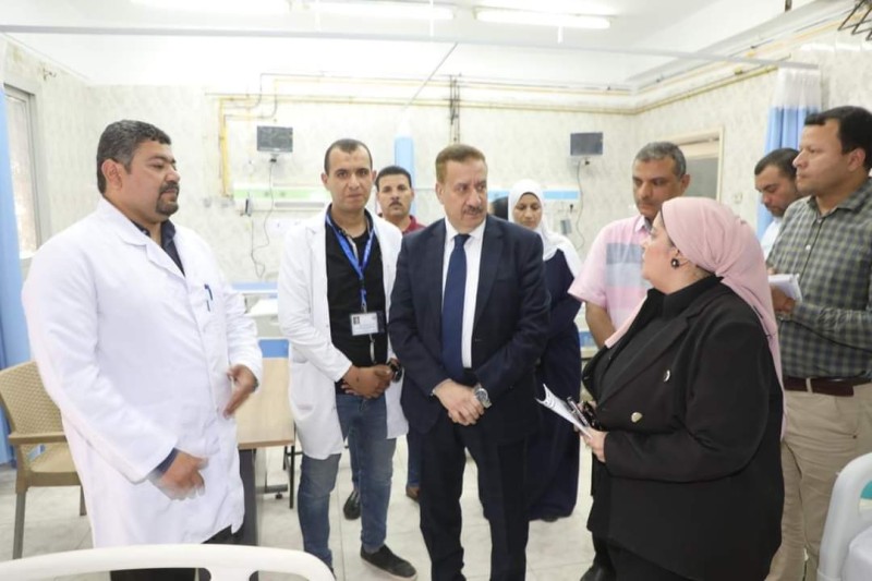 محافظ المنوفية يتابع الموقف التنفيذي لمستشفى أشمون الجديدة