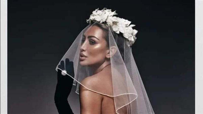 مايا دياب تكشف حقيقه زواجها ونشر صورها ب طرحه الزفاف