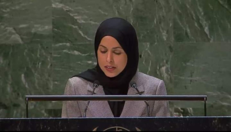 الشيخة/ علياء أحمد بن سيف آل ثاني المندوب الدائم لدولة قطر لدى الأمم المتحدة 