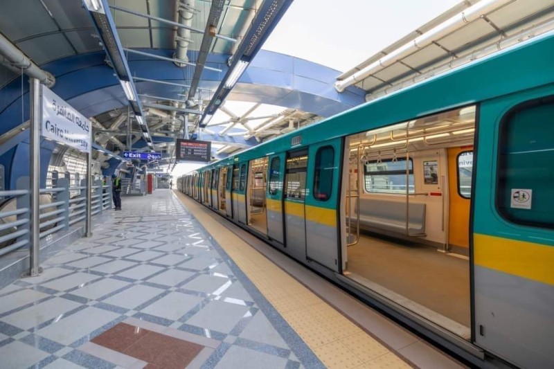 وزارة النقل تبدأ التشغيل التجريبى بالركاب لمحطات الجزء الثالث من المرحلة الثالثة من الخط الثالث للمترو
