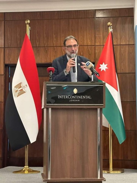 رئيس هيئة سلامه الغذاء يشارك في افتتاح فعاليات البعثة التجارية بالأردن