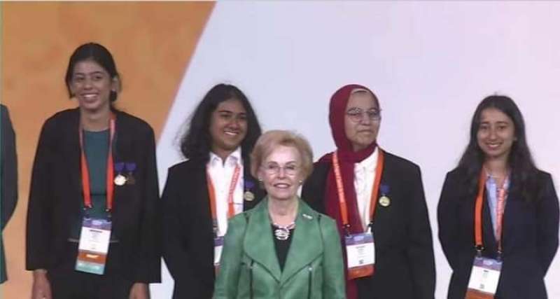 فوز الطالبة سـحر أشرف بالجائزة الأولى في المعرض الدولي للعلوم والهندسة ٢٠٢٤ISEf بالولايات المتحدة الأمريكية
