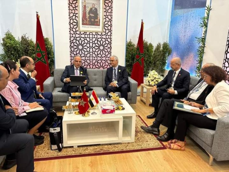 وزير الري يلتقى وزير المياه المغربى