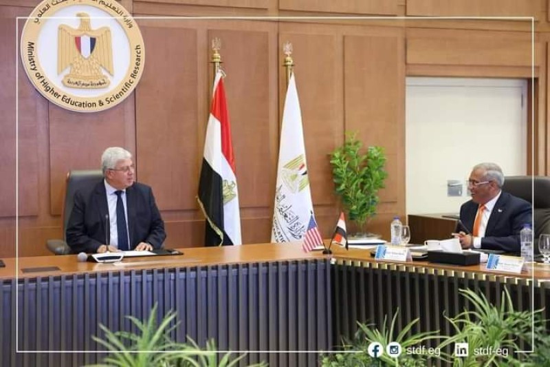 وزير التعليم العالي  يشهد اجتماع المجلس المصري الأمريكي المُشترك للعلوم والتكنولوجيا