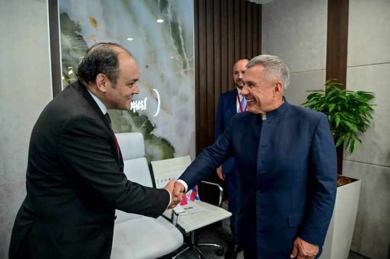 وزير التجارة والصناعة يبحث مع رئيس جمهورية تتارستان نتائج زيارة وفد الأعمال التتاري لمصر خلال شهر أغسطس الماضي
