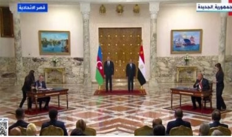 الرئيس السيسى ورئيس أذربيجان