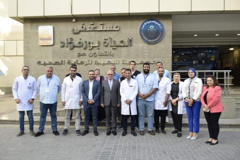 محافظ بورسعيد يزور عدداً من المستشفيات للتهنئة بعيد الأضحى المبارك