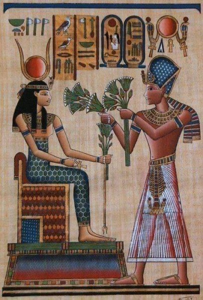 زهرة اللوتس في مصر القديمه