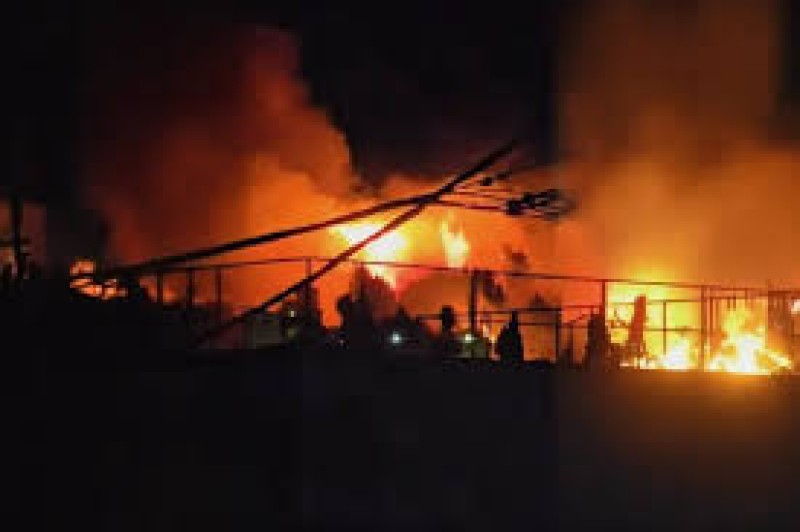حريق قرب قاعدة عسكرية إسرائيلية بالقدس